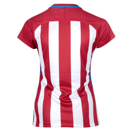 Women's Atletico Madrid Home 2016/17 Soccer Jersey Shirt - Click Image to Close